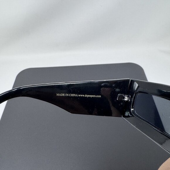 Vintage Dr. Peepers S45801 Black Rhinestone Costume/Fashion Sunglasses - Picture 9 of 9